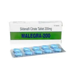 MALEGRA 200 mg, Sildenafil