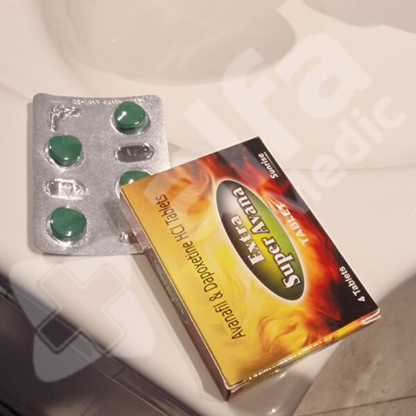 EXTRA SUPER AVANA 260 mg, Avanafil, Dapoxetina 5 Alfa Medic